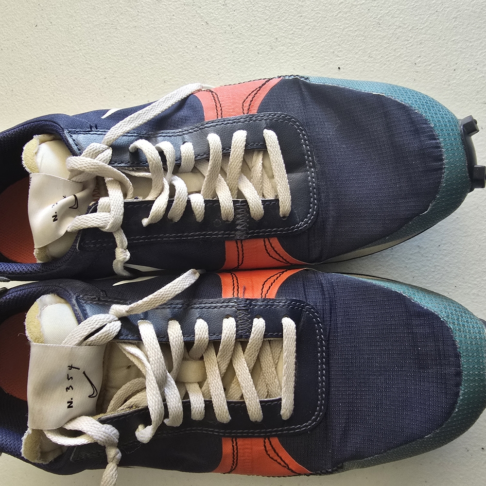 Nike Athletic Shoes - Blue, Orange, and White - Picture 5 of 8
